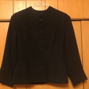 Black suit jacket